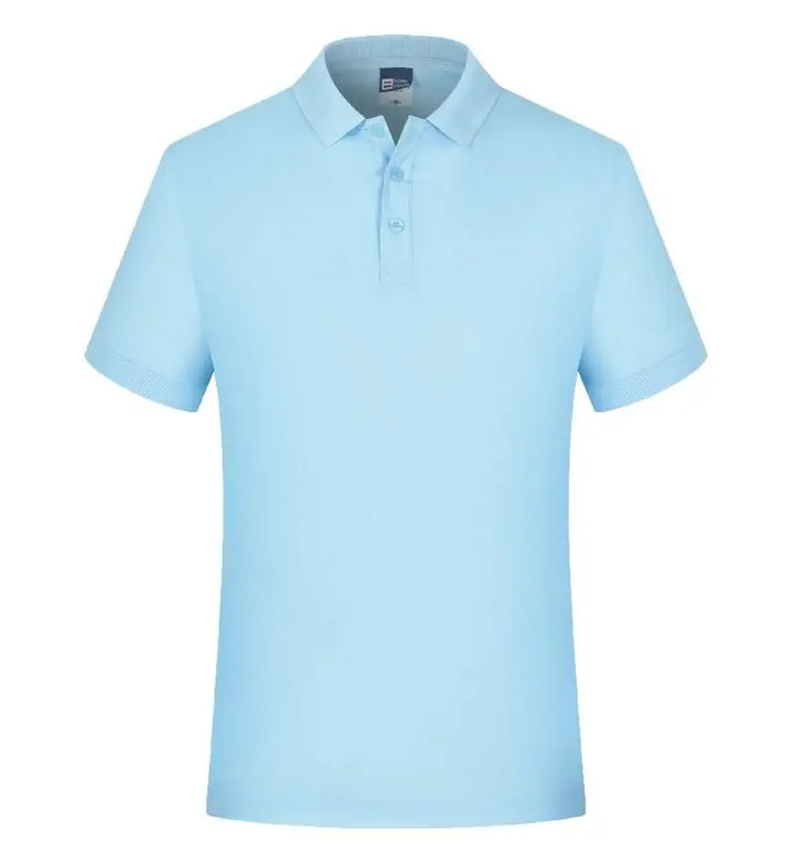 Custom Logo Embroidery Printing Mens Shirts Cotton Short-Sleeved Polo Shirts Summer Lapel T-shirt Business Men Women Tops Shirt