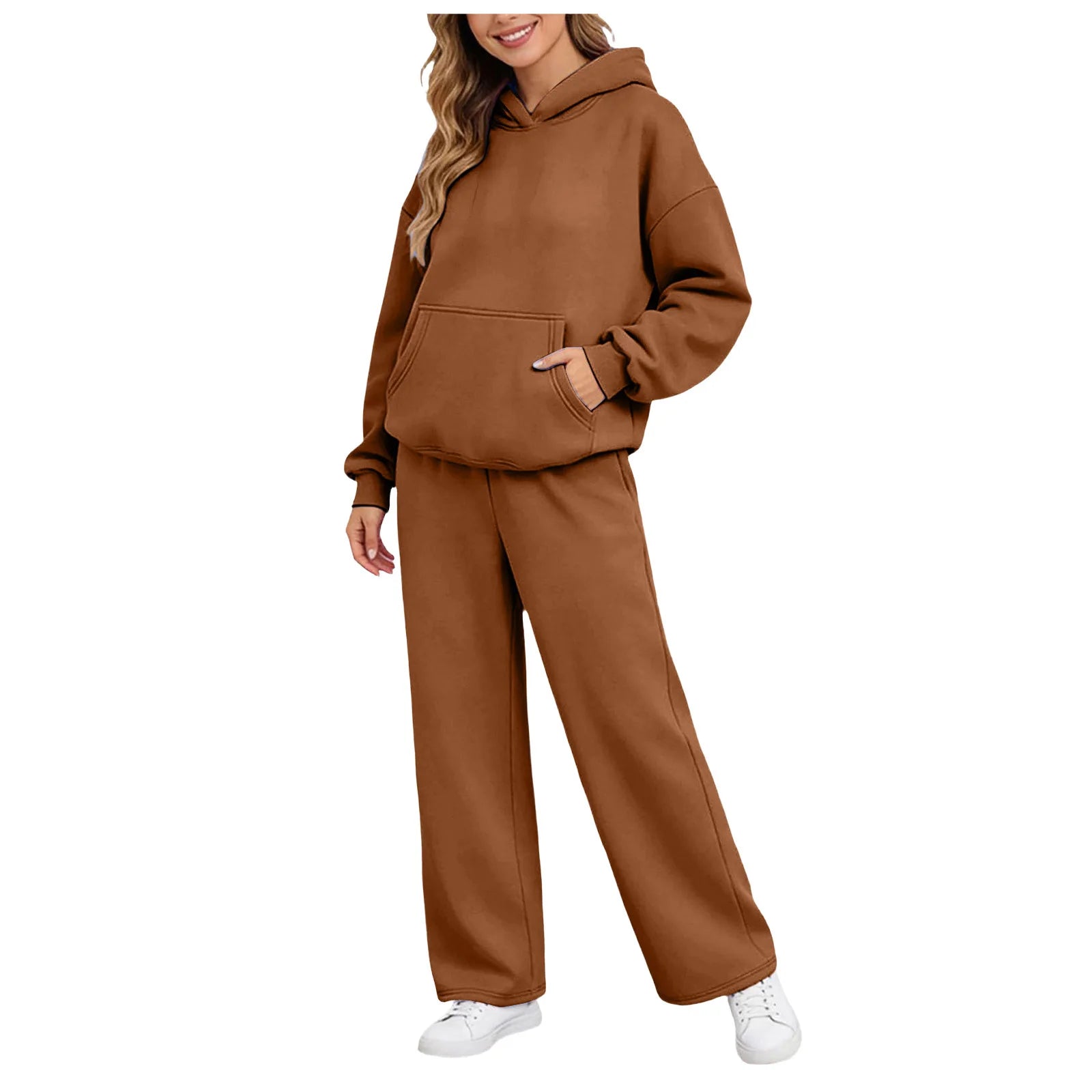Women Jogging Bottoms Hoodie Tracksuit Sports Trousers Leisure Suit Set Hoodie Sweat Jacket Jogging Suit With 1940s Jumpsuit