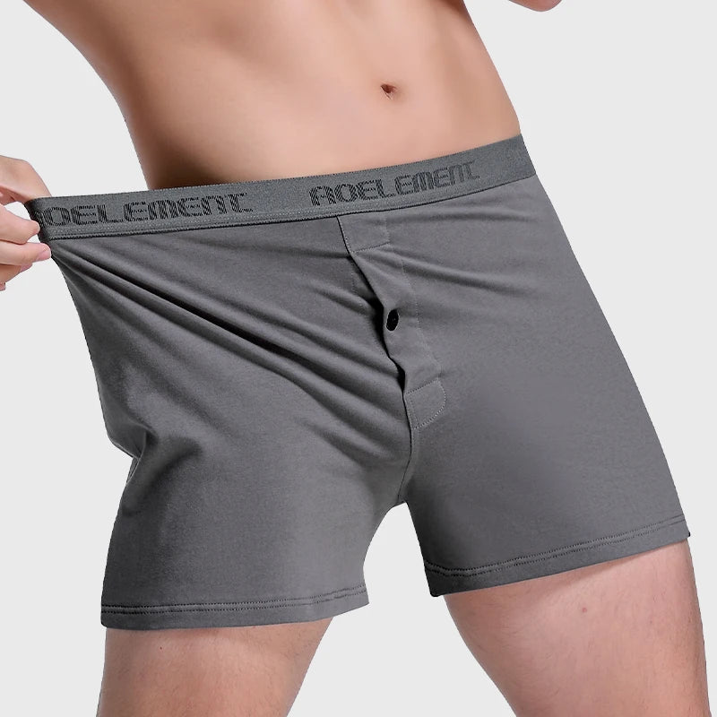 3Pcs Men's Underwear Loose Home Shorts Summer Boxer Briefs Thin Cotton Arrow Pants Large Size Four Corners Home