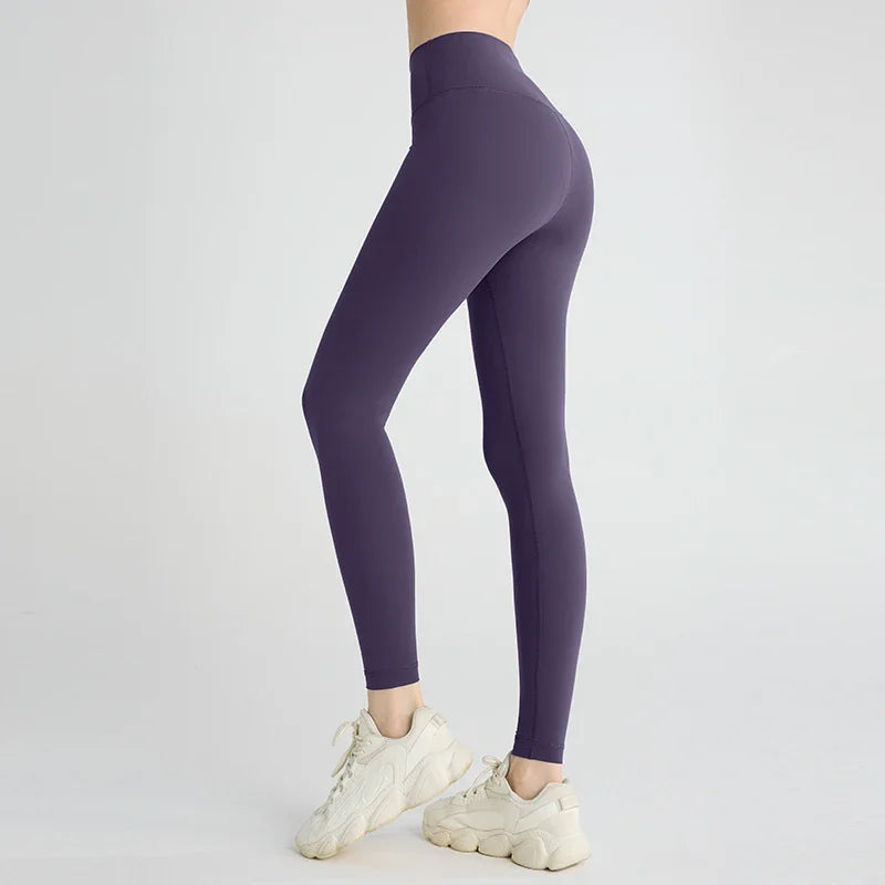 Hot Sale Yoga Leggings Women High Waisted Hip Lifting Fitness Leggings Running Cycling Pants Breathable Sports Leggings ATFH