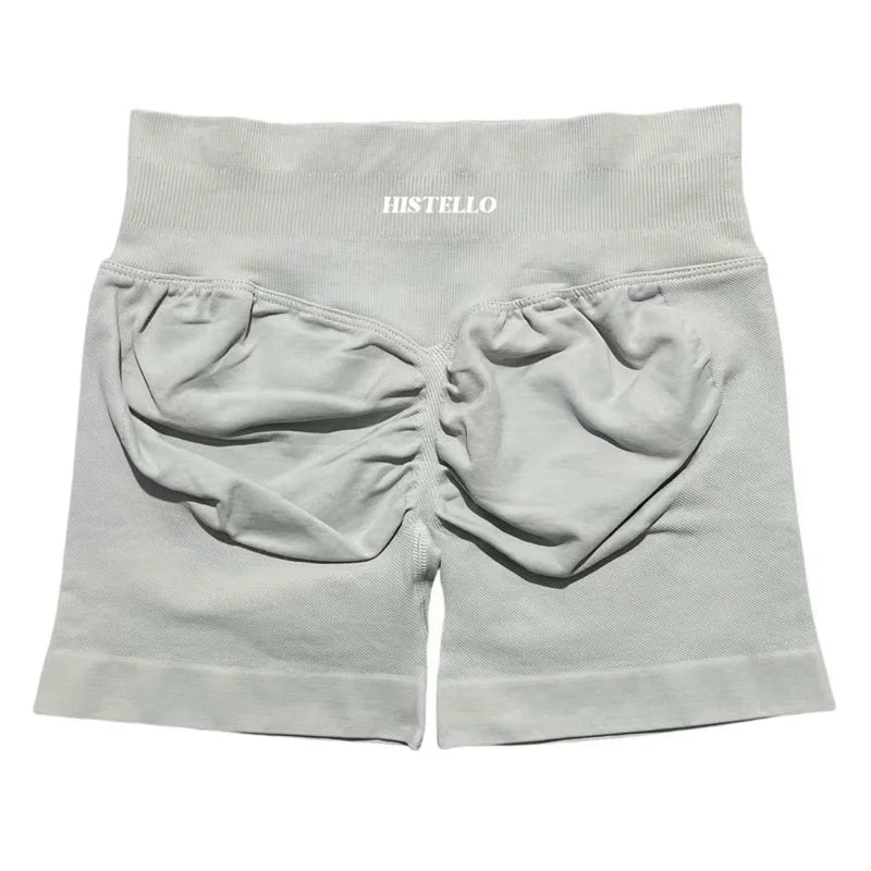 HISTELLO Sports Shorts Df Substitute High Waist Women Yoga Workout Short Seamless Leggings Stretch Fitness Running Gym Shorts Tahsi Fashion House