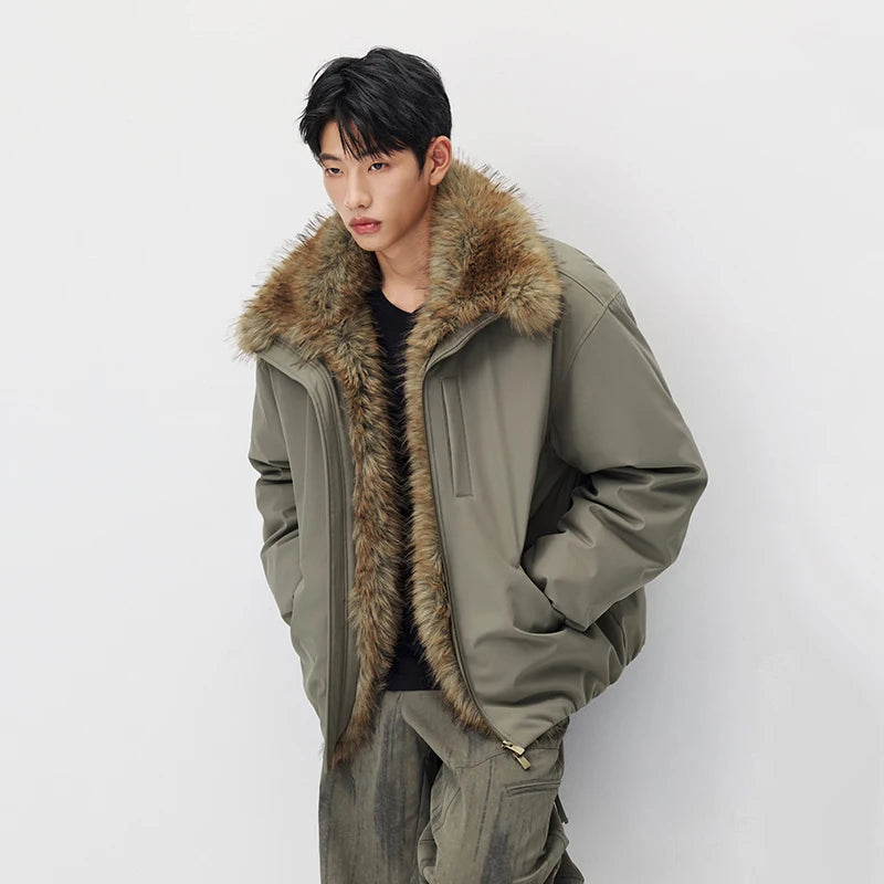 Semir Men Down Jacket Protective Fur Collar Windproof Water Repellent Winter Smart Casual Couple Fashion Outerwear 2026