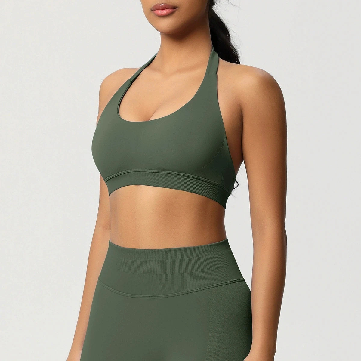 Sports Bra Seamless Workout Tops Gym Fitness Underwear Yoga Bras Sexy Athletic Sport Bra Women Backless Gym Training Crop Top - ATFH