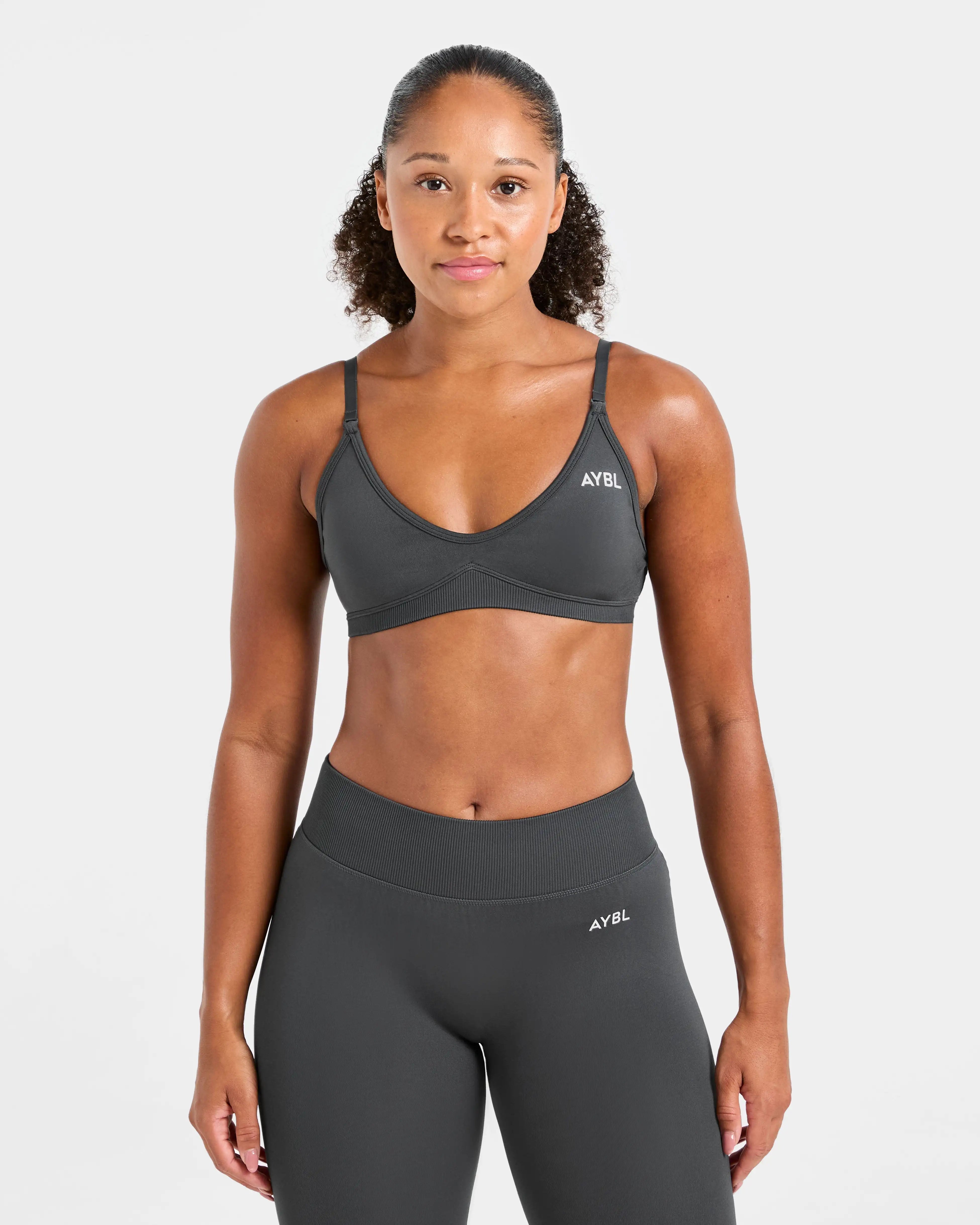 2 Pieces Adapt Seamless Strappy Sports Bra Leggings Set Yoga Fitness Set Women Workout Running Sports Leggings Gym Suit - ATFH