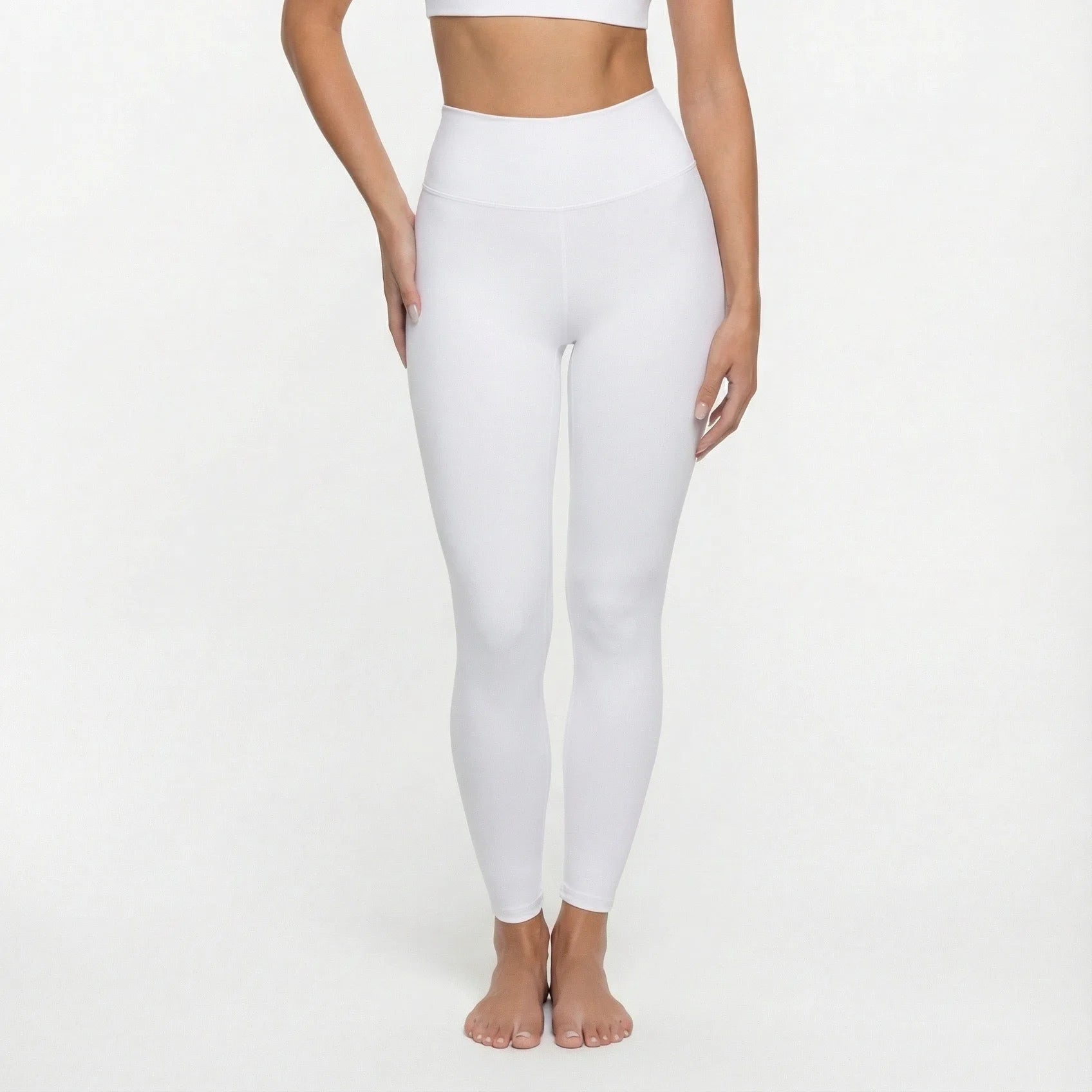 Backless Hollow-out Waistcoat Yoga Clothes High Waist Leggings Bras For Women Slimming Fit Running Workout Fitness Sportswear - ATFH