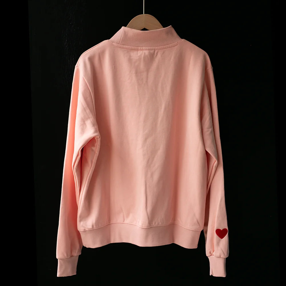 Rowan AAPK-Y046-2 Women O-Neck Long Sleeve Female Pullover Love Letter Embroidery Sweatshirts Vintage Casual Sport Lady Top 2026 - ATFH