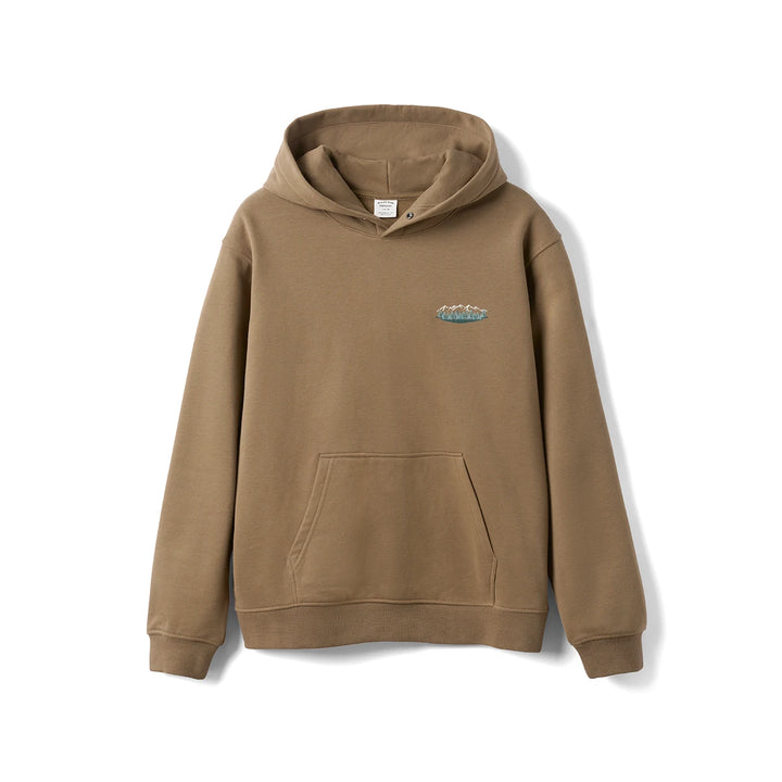 SIMWOOD 2026 Spring New Oversize Back Moutain Print Hoodies Men 340gsm Warm Brushed Lining Fabric Sweatshirts - ATFH
