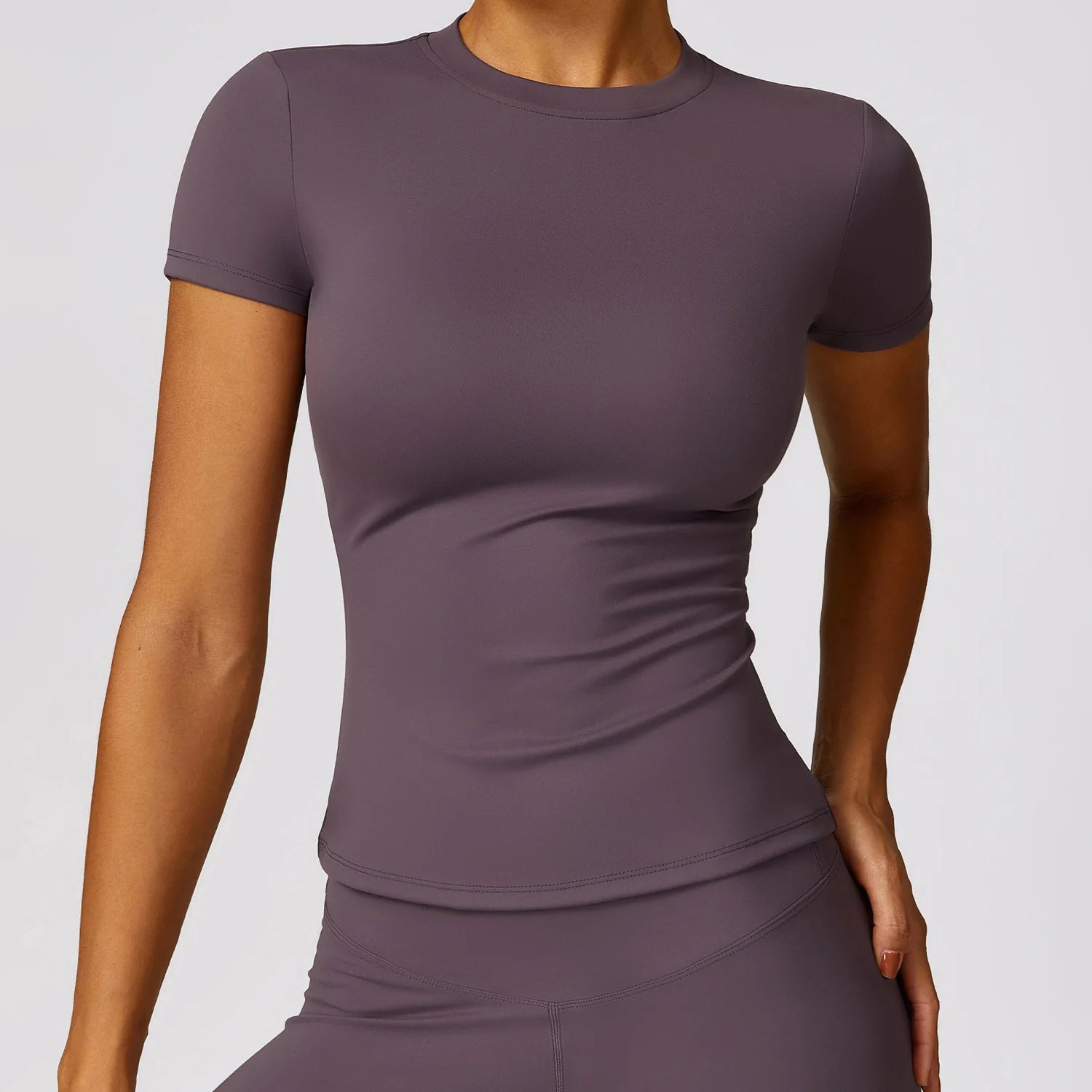 Women Sport T Shirts Short Sleeve Yoga Shirt Gym Top Running Push Up Active Wear Sport Top Femme Yoga Top Fitness Clothes - ATFH