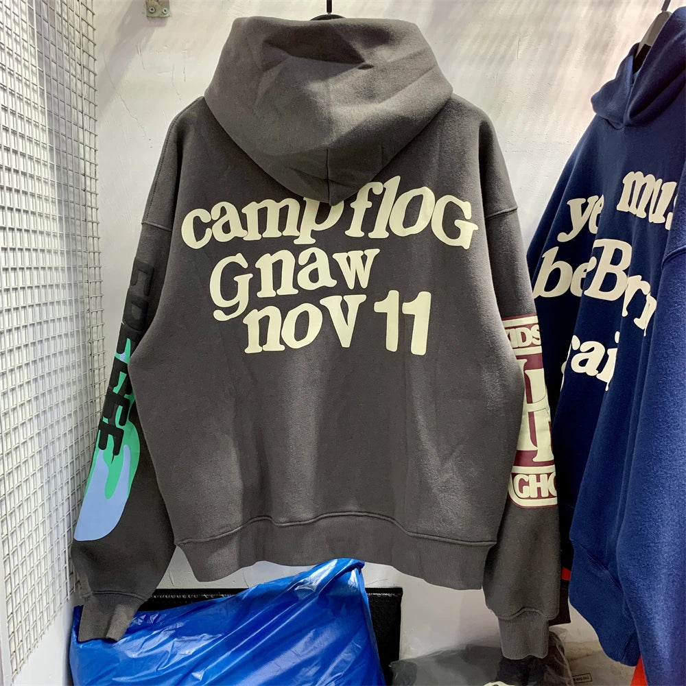 Vintage CPFM Kids See Ghosts FREEEE Hoodie Men Women Puff Print Sweatshirts Oversize Pullovers Hooded - ATFH