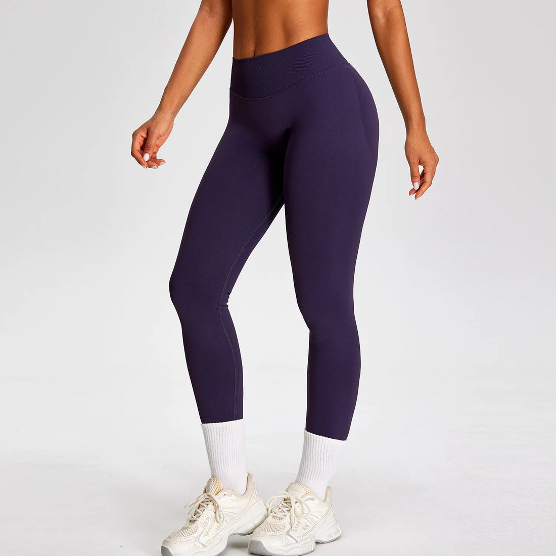 Seamless Women High Waist Yoga Pants Scrunch Gym Fitness Leggings Sexy Booty Lifting Sports Leggings Female Workout Yoga Pants - ATFH