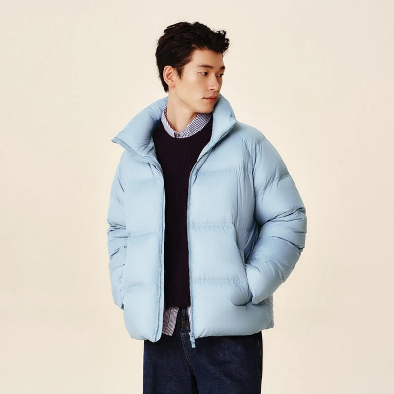 Semir Down Jacket Men 2026 Winter New Thickened Short Coat Three-Proof Thermal Puffer Coat Couple Top Trendy Down Jacket