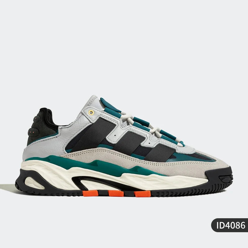 Adidas Official Authentic Three Stripes Unisex Breathable Wear-resistant Casual Sports Shoes ID4086 ATFH
