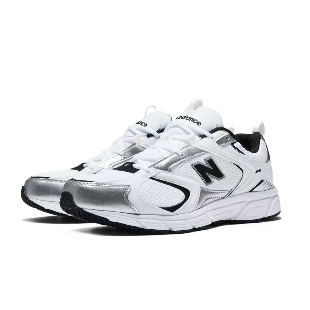 New Balance 408 Unisex Low-Top Casual Shoes – White, Lightweight, Comfortable, Non-Slip, Durable & Breathable ML408WB