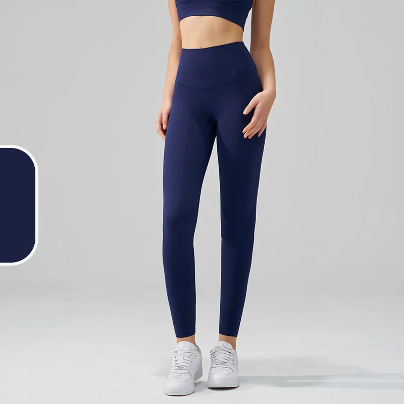 New 35 Colors Naked Feeling Yoga Pants High Waist Seamless Leggings Sport Women Fitness Gym Leggings With Pocket - ATFH