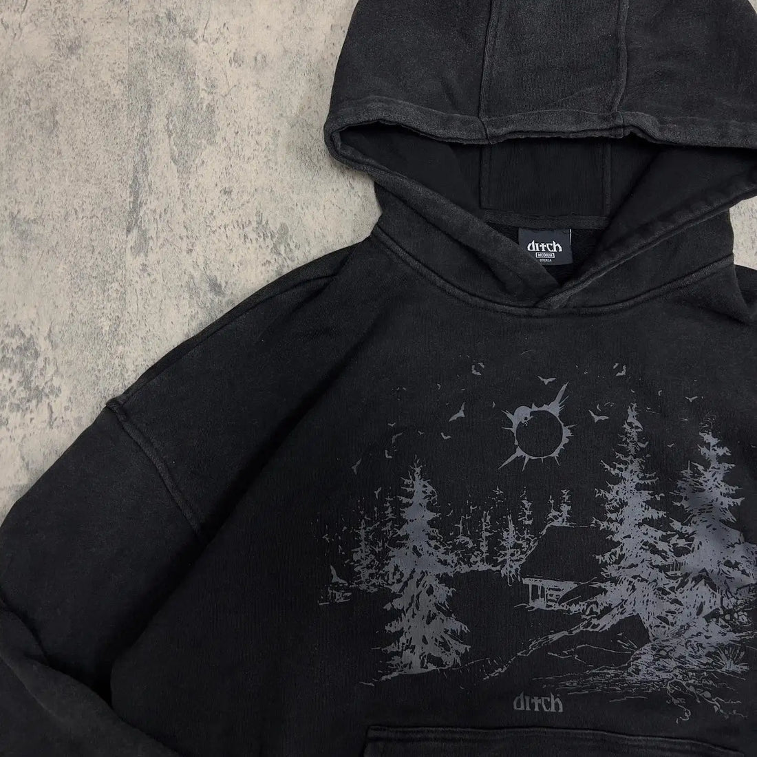 Y2K Clothing Harajuku Hip Hop Graphic Printed Oversized Hoodie Gothic Casual Pullover Hoodie Mens Womens Streetwear Sweatshirt - ATFH