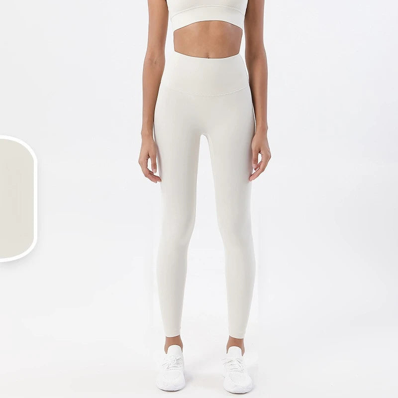 Women's 38 Colors Naked Feeling Yoga Leggings Women Sports Pants Tights Seamless Sport Femme Gym Leggins Workout Fitness Pants ATFH