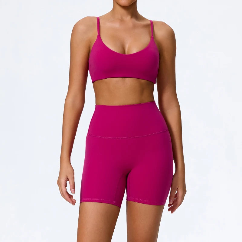 Ctenkevet Summer Women 2Pcs Sleeveless Sports Set Female Gym Two-piece Yoga Set High Waist Breathable legging Sportswear Women - ATFH