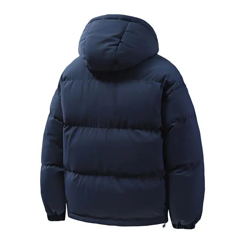 Winter Men Parkas Thick Warm Jacket Hooded Quilted Jacket Down Jacket Casual Cotton-Padded Puffer Coat Unisex Outwear