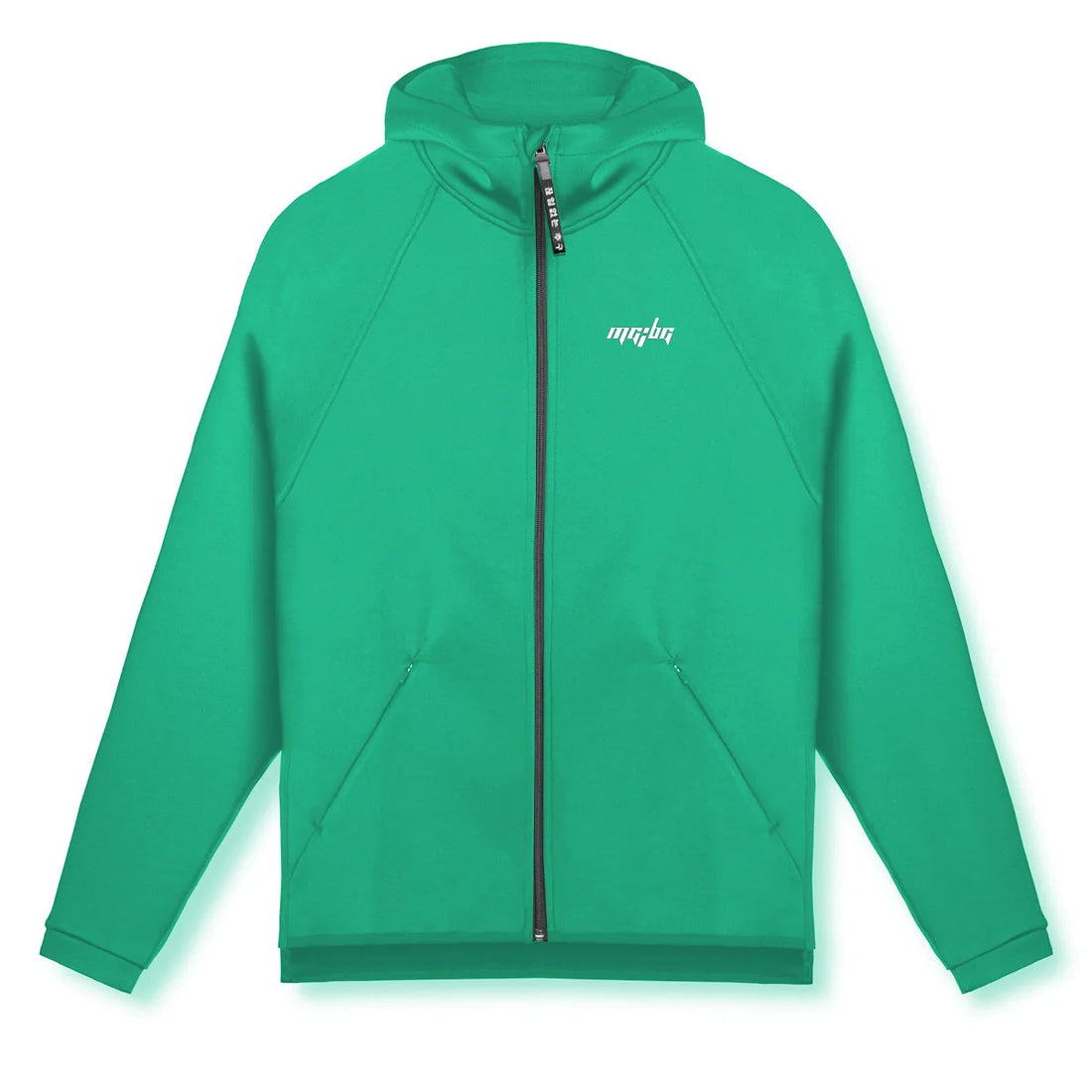 Men Sweater Jacket Spring and Autumn Windproof Zip Up Hooded Cardigan Zipper Casual Sports Coats with Hoody - ATFH