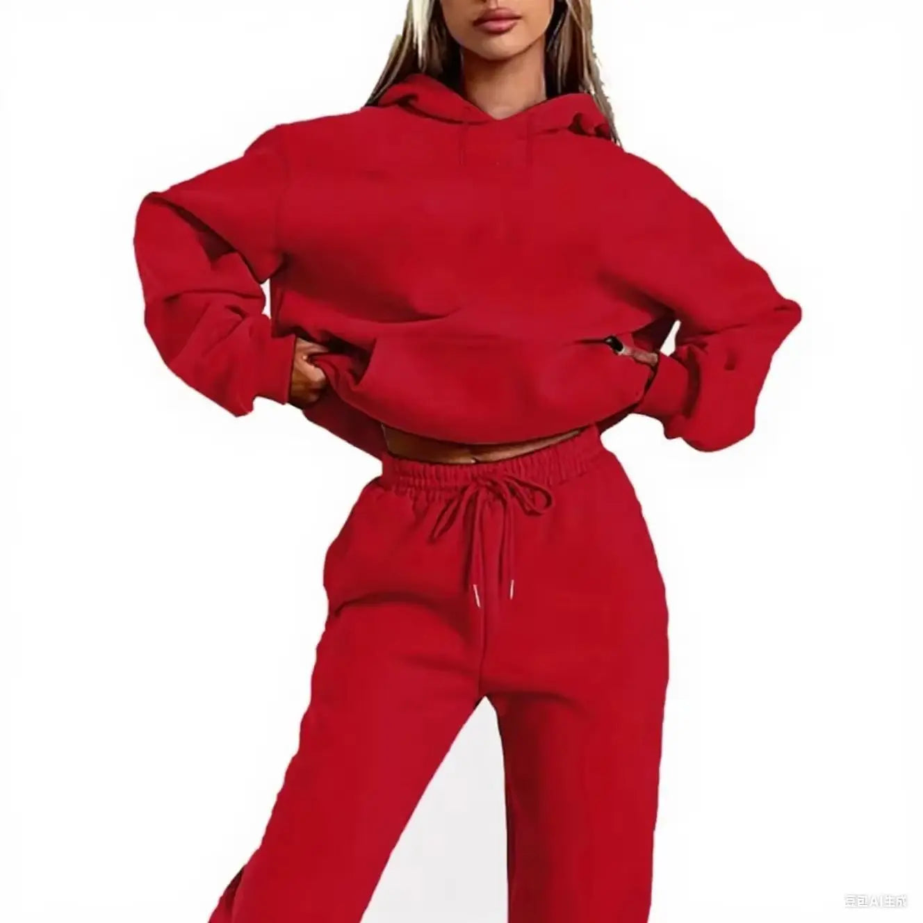 Basic Men/Women 2Pcs/Sets Sweatshirt Hoodies Pants 2025 Male Gyms Fitness Tops Joggers Sportswear Tracksuits ropa para hombre - ATFH