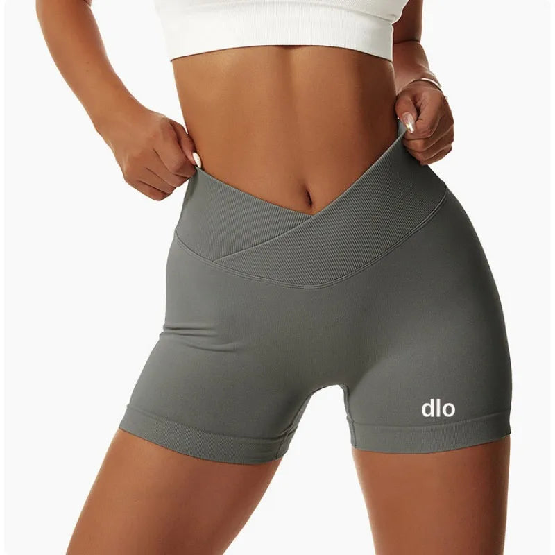 2026 New Women High Waist Seamless Yoga Shorts Butt Lift Compression Workout Shorts Stretch Gym Running Biker Shorts for Fitness Tahsi Fashion House