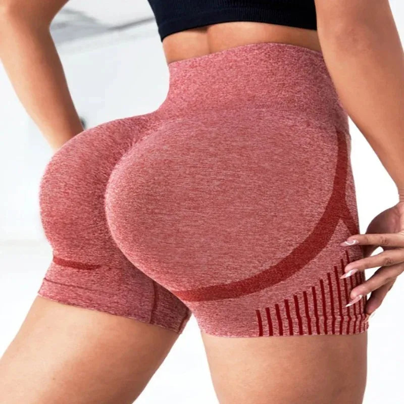 Yoga Underpants Seamless High-Elasticity High-Waist Quick-Drying Casual Sports Yoga Shorts Women's Tahsi Fashion House