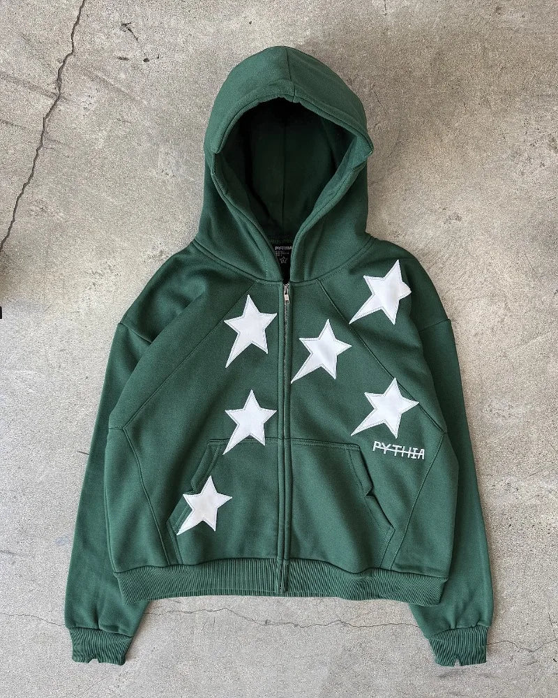 2025 American Fashion New Letter Embroidery Patch Super Sports Hoodie Women Y2K Gothic Hip Hop Popular Casual Joker Sweater Tops