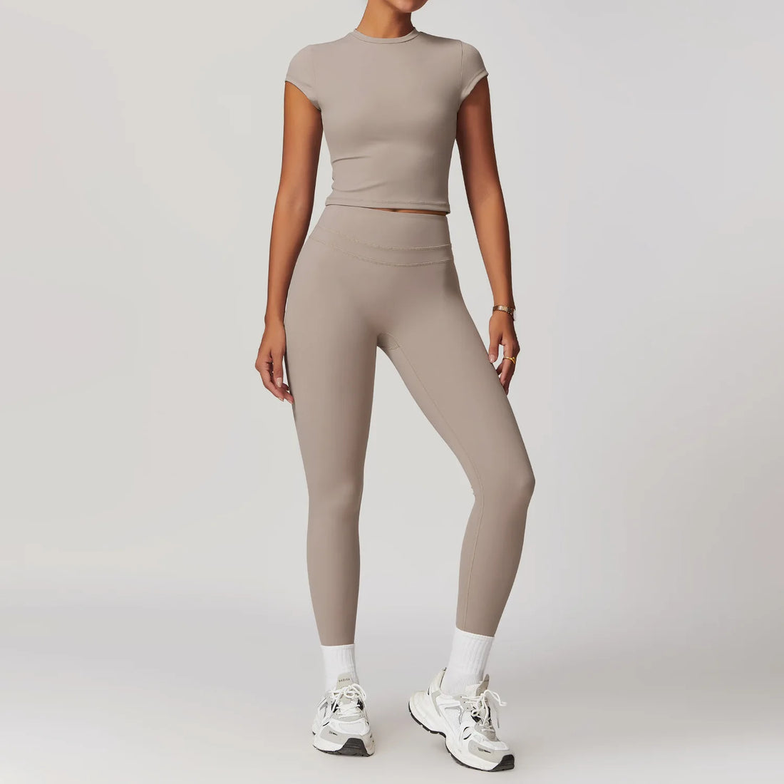 SWELTERING 2 Pieces Sportswear Women Yoga Set Gym Clothes Sportswear Yoga Suits Fitness Set Tracksuits Sports Bra Gym Leggings - ATFH