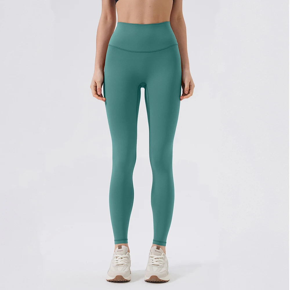 Women Back Waist Pocket High Waist Yoga Legging Women Sport Cropped Pants Butter Athletic Gym Comprehensive Training Jog - ATFH