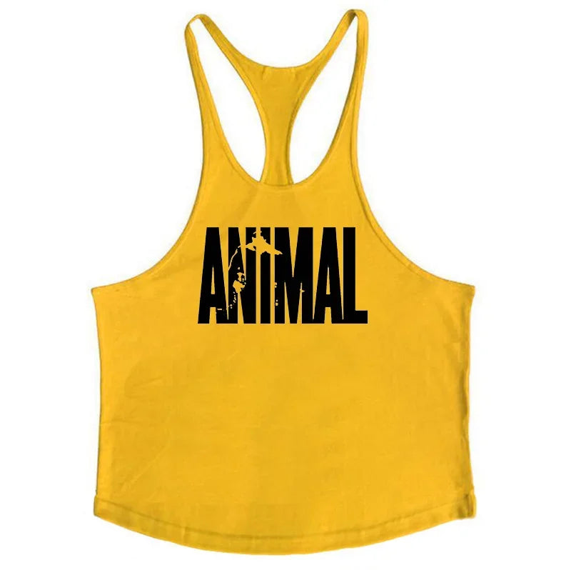 Muscle guys Gyms Tank Top Men Workout Clothing Bodybuilding Stringer Men Vests Cotton Y back Singlets debardeur fitness homme