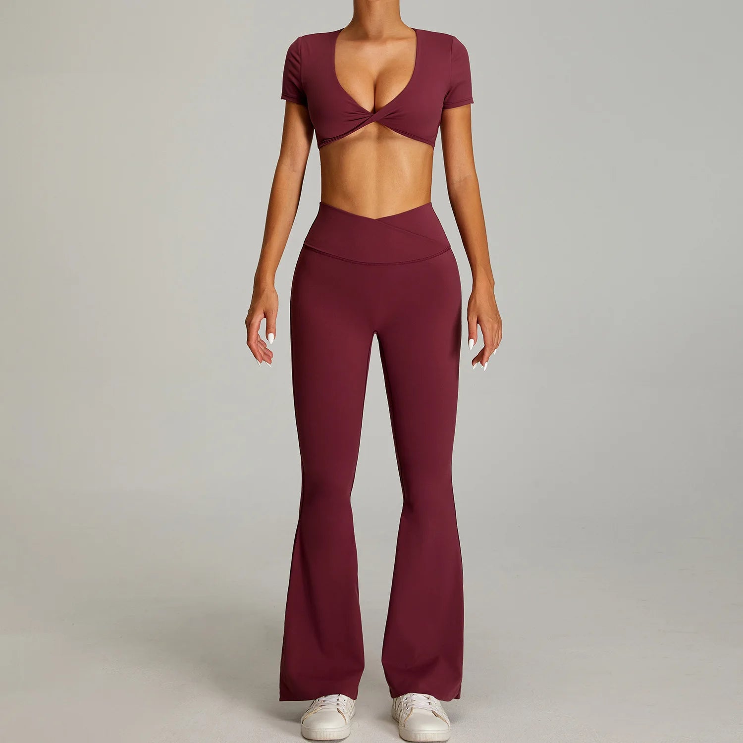 2 Pieces Sportswear Women Yoga Set Gym Clothes Sportswear Yoga Suits Fitness Set Tracksuits Sports Bra Gym Outfits Leggings - ATFH