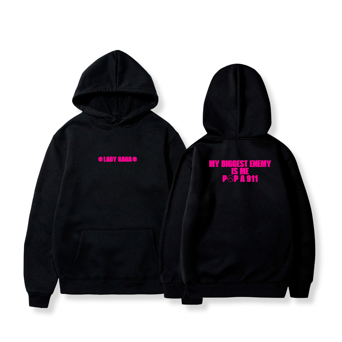 Autumn Winter Hoodies Lady Gaga Ablum Graphic Oversized Women Men Streetwear Fleece Warm Sweatshirt Female Male Tracksuits Coats - ATFH