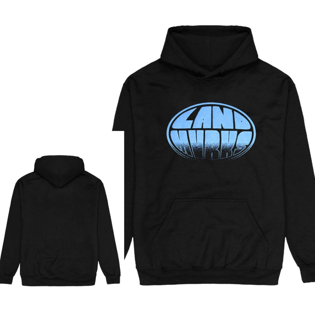 Top Landmvrks Band Print Hoodie Retro Style Hoodie Men and Women Can Wear Autumn and Winter Hoodie - ATFH