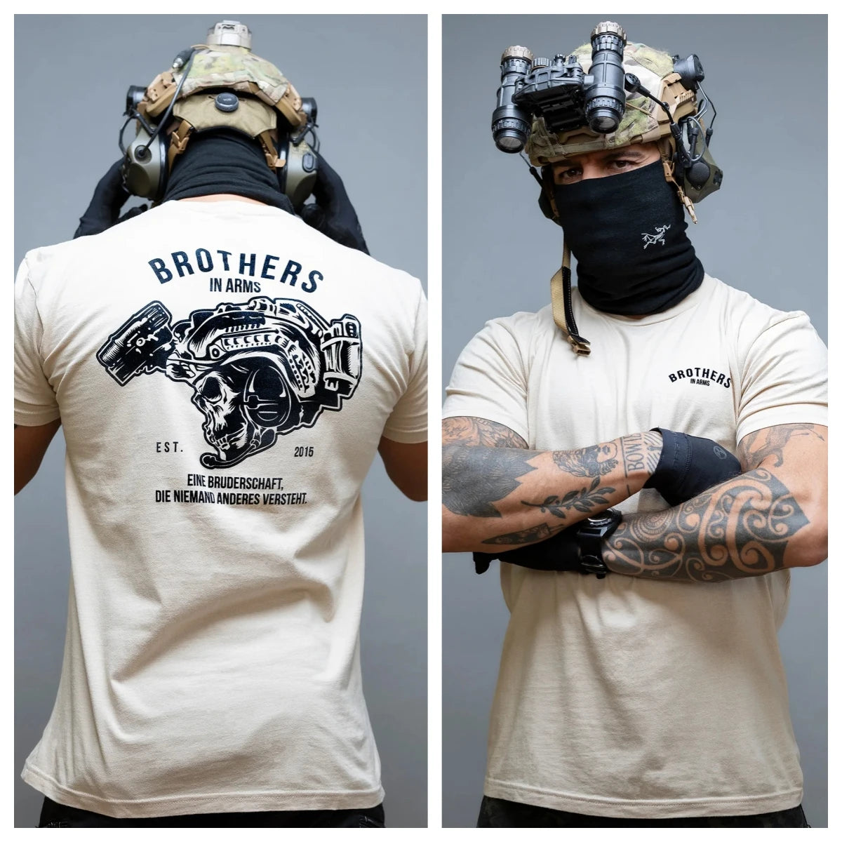 Acta Non Verba Military Tactical Art Style Summer Casual T-shirt Men's and Women's Luxury Brand ATFH