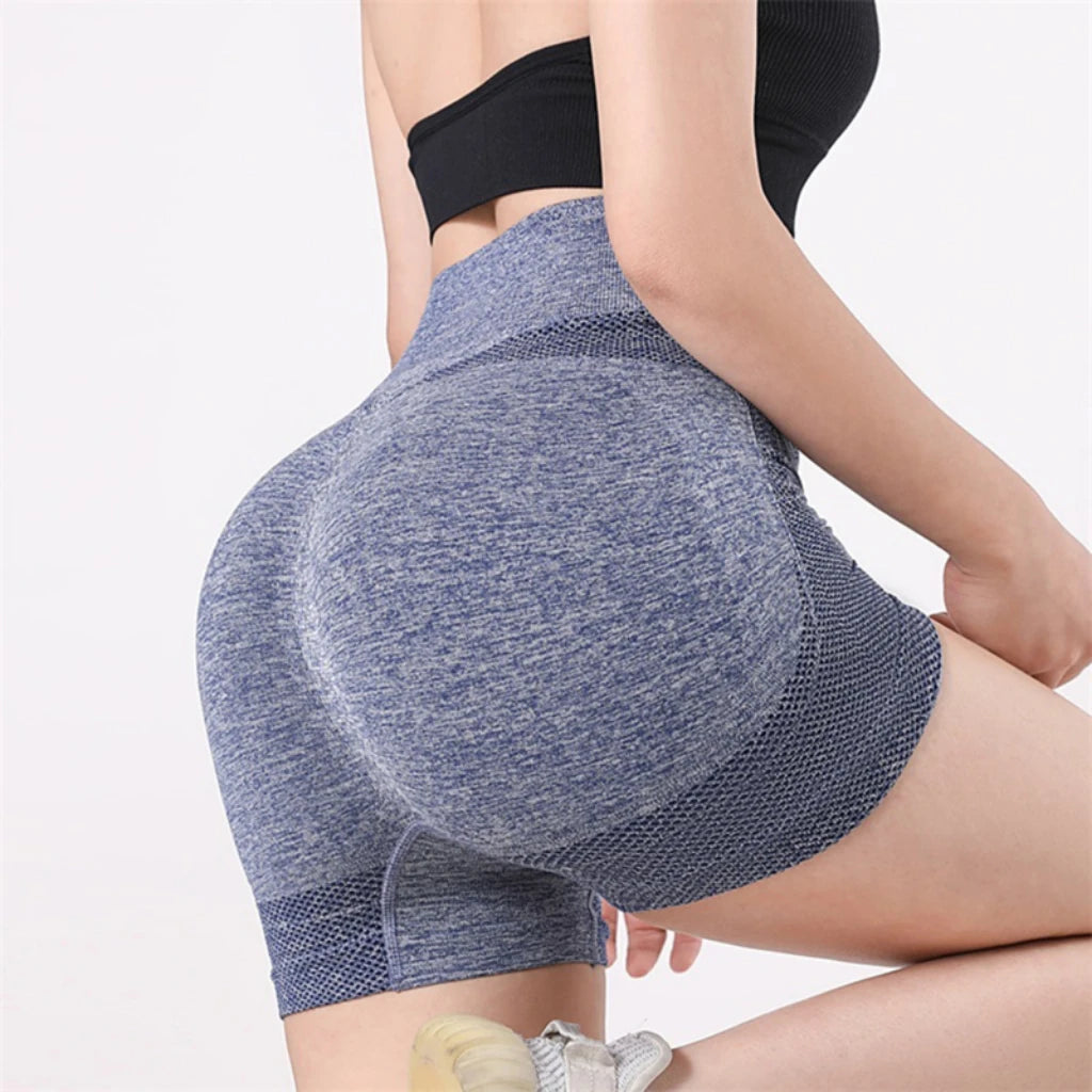 Women Yoga Shorts High Waist Workout Shorts Fitness Yoga Lift Butt Fitness Ladies Yoga Gym Running Short Pants Sportswear Tahsi Fashion House