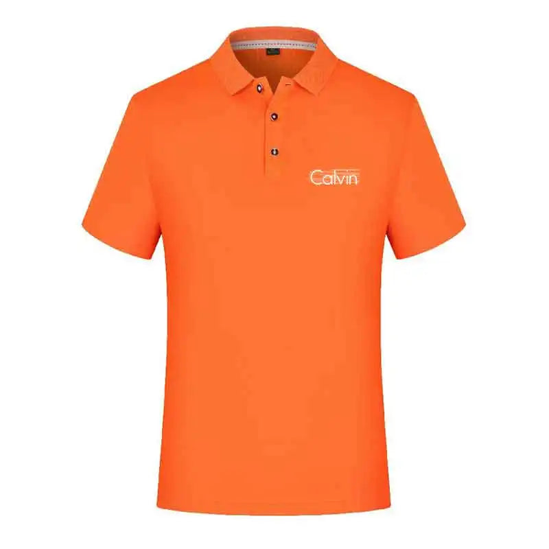 Summer Men and Women Daily Wear Business Casual Polo Shirt with Turned-Up Collar Short Sleeve Men Top Outdoor Baseball Polo Wear