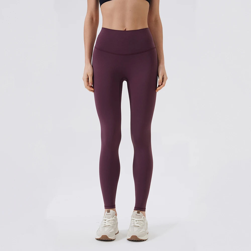 Women Back Waist Pocket High Waist Yoga Legging Women Sport Cropped Pants Butter Athletic Gym Comprehensive Training Jog - ATFH