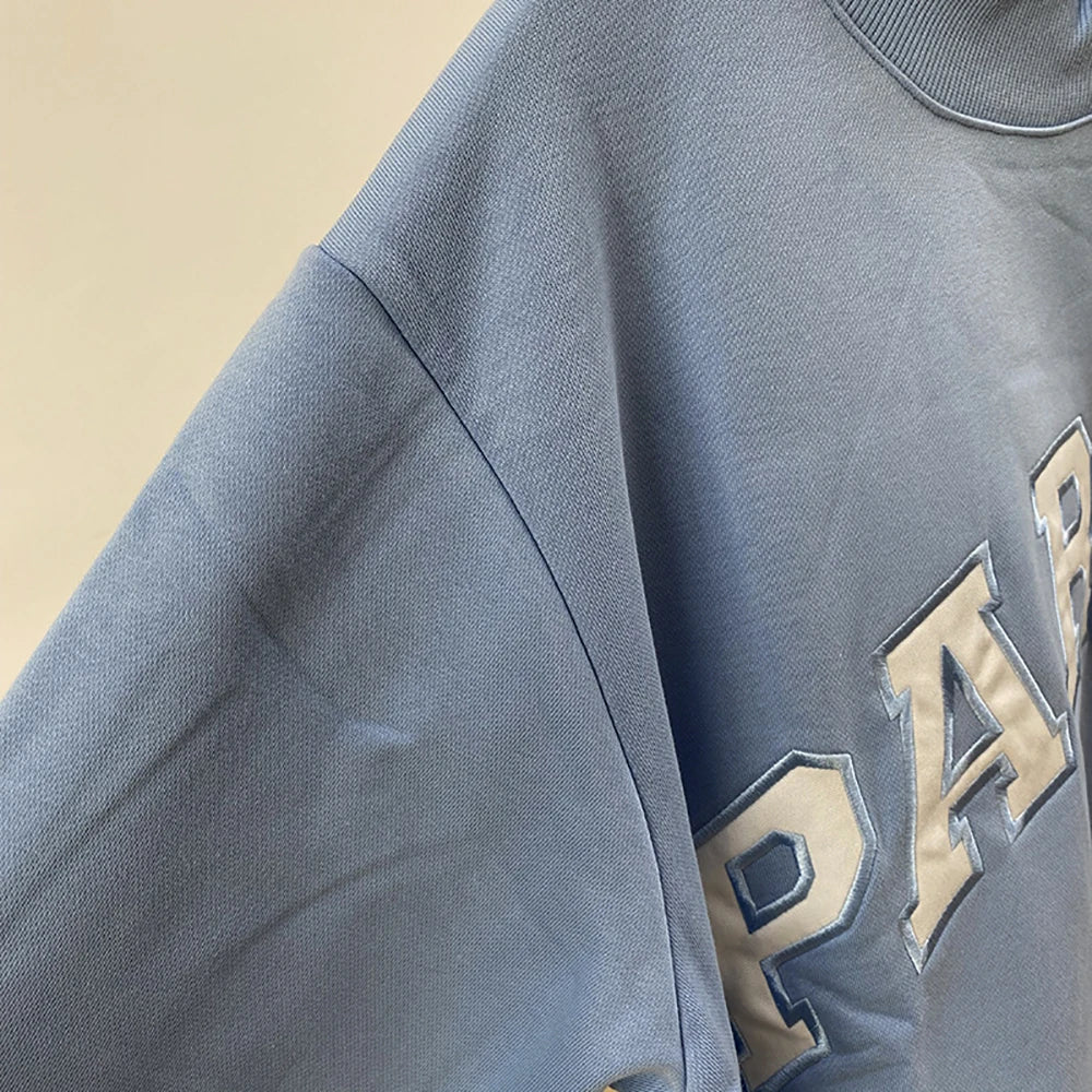 Rowan AAPK-Y016 Women O-Neck Long Sleeve Female Pullover Letter Embroidery Sweatshirts Vintage Casual Sports Lady Top 2026 - ATFH