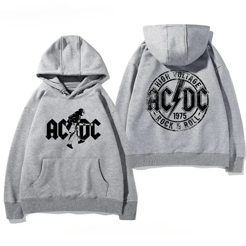 Men's hooded autumn and winter sweatshirts hooded sweatshirts casual retro long-sleeved adult sweatshirts - ATFH