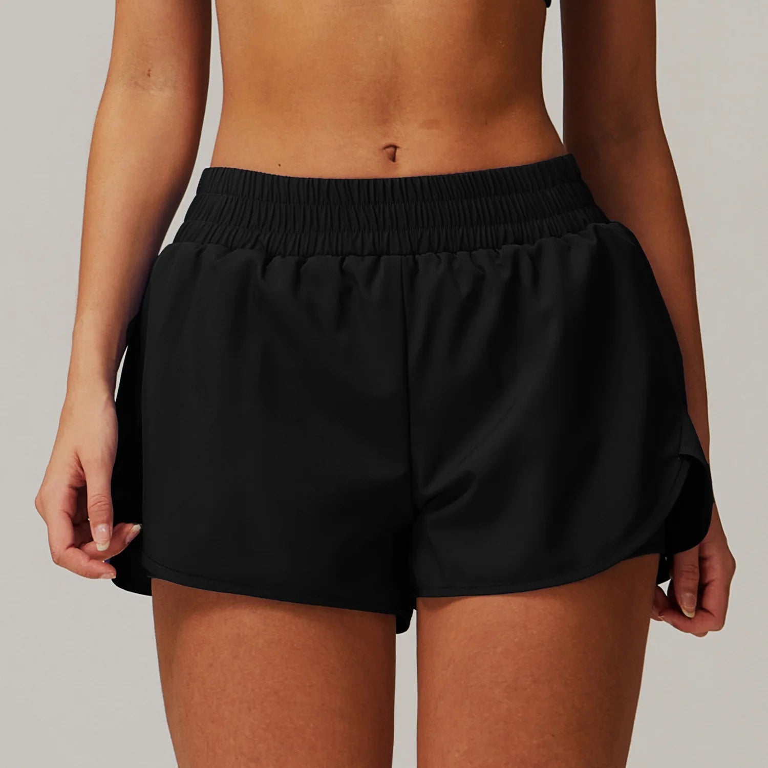 Yoga Shorts for Women Pocket Naked Quick Drying Sports Shorts Fitness Yoga Pants Two Pieces Of Shorts Hip Lifting Running Shorts Tahsi Fashion House