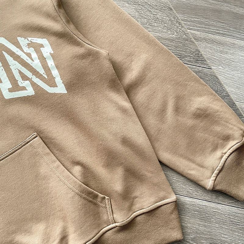 SAINT VANITY alphabet print simple pop casual hoodie - ATFH