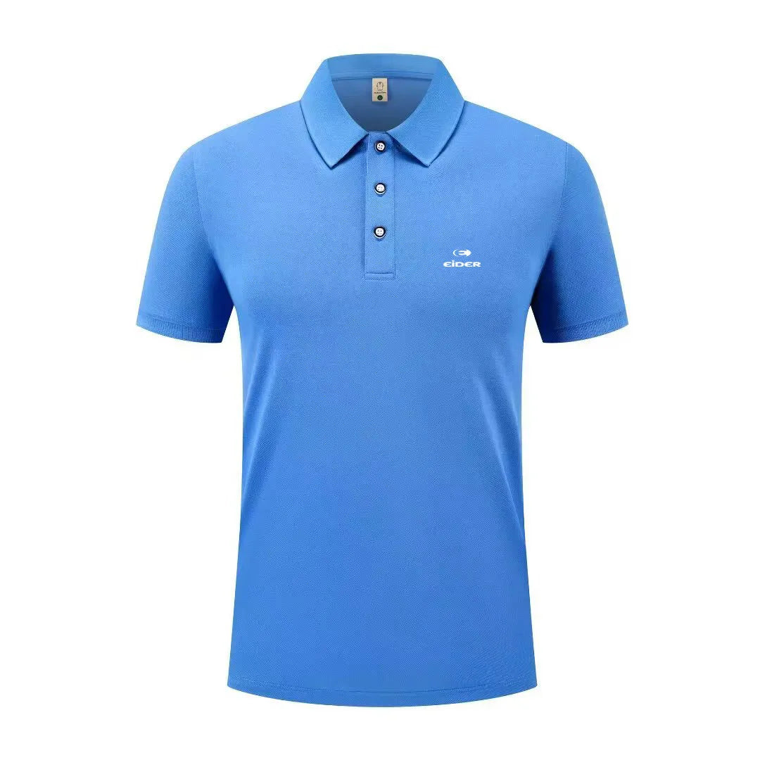 Basic solid color short sleeved polo shirt for men and women, summer polo shirt top, daily casual style, machine washable,