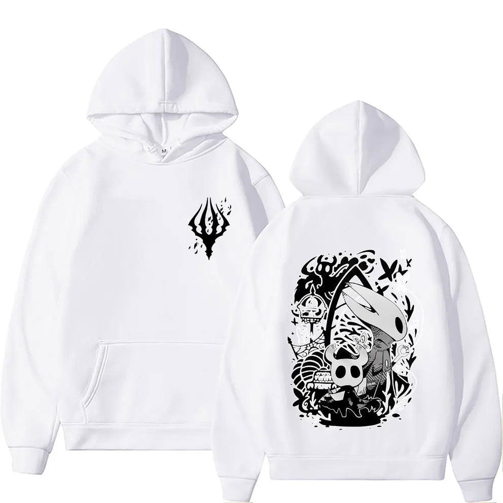 Game Hollow Knight Graphic Hoodie Men Women Clothing Casual Oversized Streetwear Male Vintage Fleece Hoodies Fans Gift hoodies