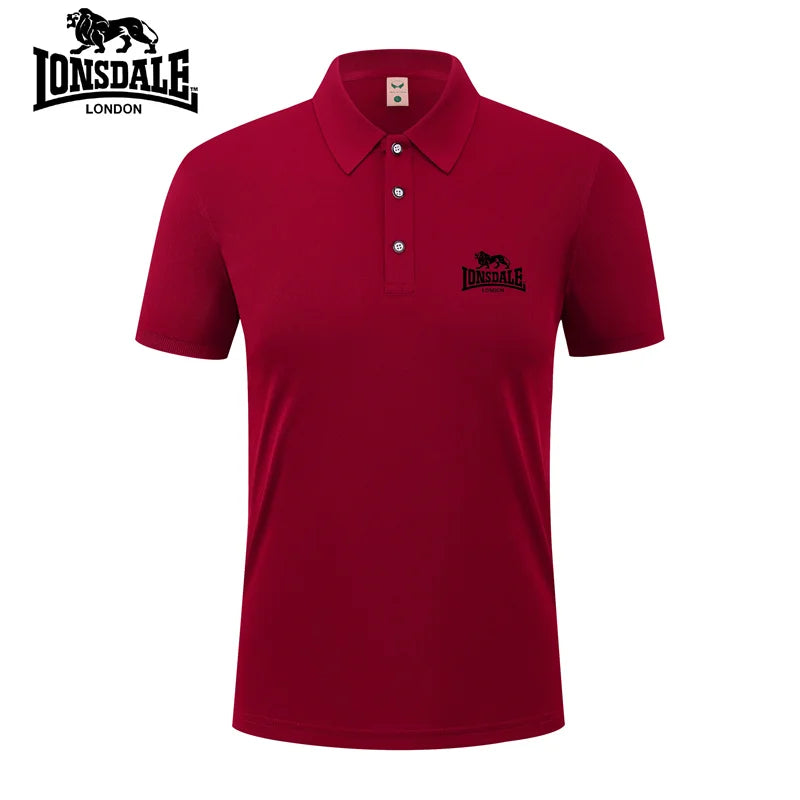 Men's Golf Polo Shirt 2026 New Summer Casual Breathable Short Sleeve Collar Business Shirt Golf Men's Top