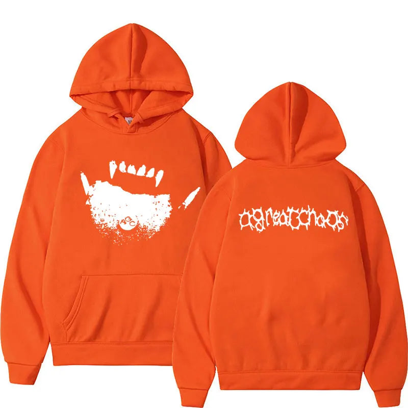 Ken Carson AGC Actual Hate Teen X Vamp Hoodie A Great Chaos Opium Merch Hoodies Men Women Harajuku Fashion Trend Y2K Sweatshirts - ATFH