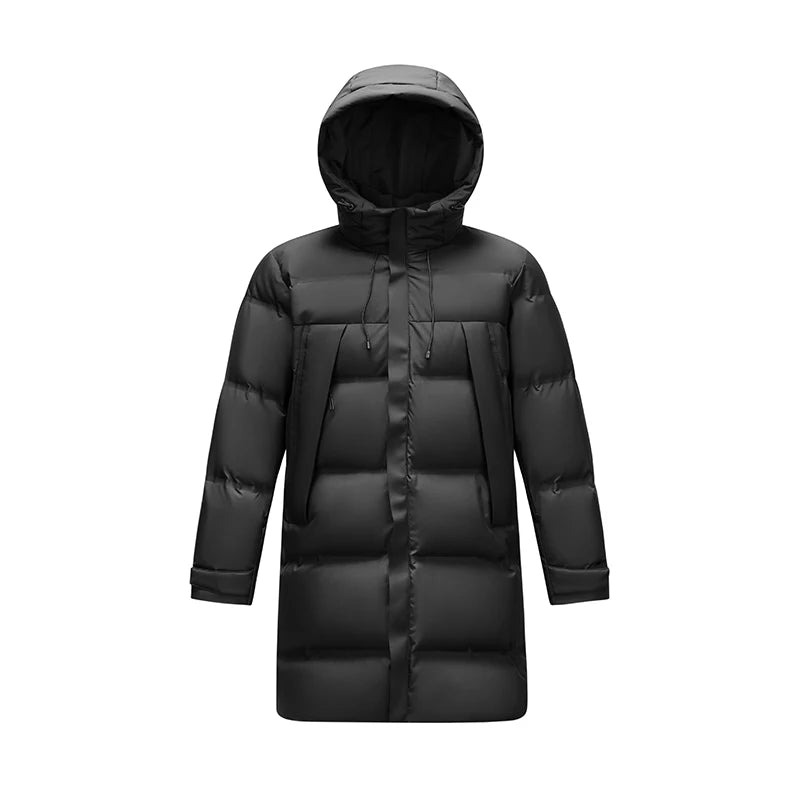 Semir Down Jacket Men Long Hooded Loose Simple Versatile 2026 Winter Man Clothes Winter Outerwear