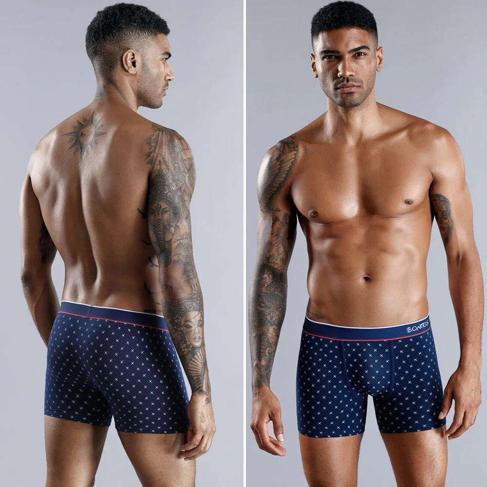 5pcs Sexy Boxers Man Cotton Underpants Mens Gifts Print Boxer Shorts Men Underwear Pack Male Square Boxershorts