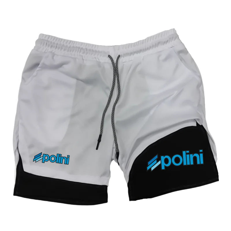 2026 Men's Running Shorts 2-in-1 Double Layer Sports Shorts Sportswear Gym Fitness Shorts Training Jogging Shorts