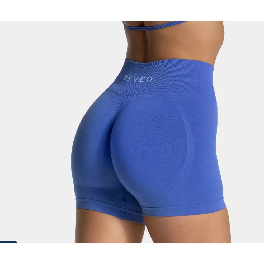 Pure Covert Scrunch Shorts for Women Low Waist Seamless Yoga Shorts Gym Shorts Workout Biker Short Stretch Fitness Clothing Tahsi Fashion House