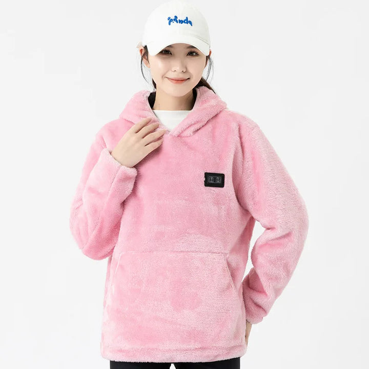 2025 Newest Heating Hoodie USB Electric Warm Hoodie for Men Women Winter Heated Vest Hoodie Sweatshirt New Hoodie Winter Clothes - ATFH